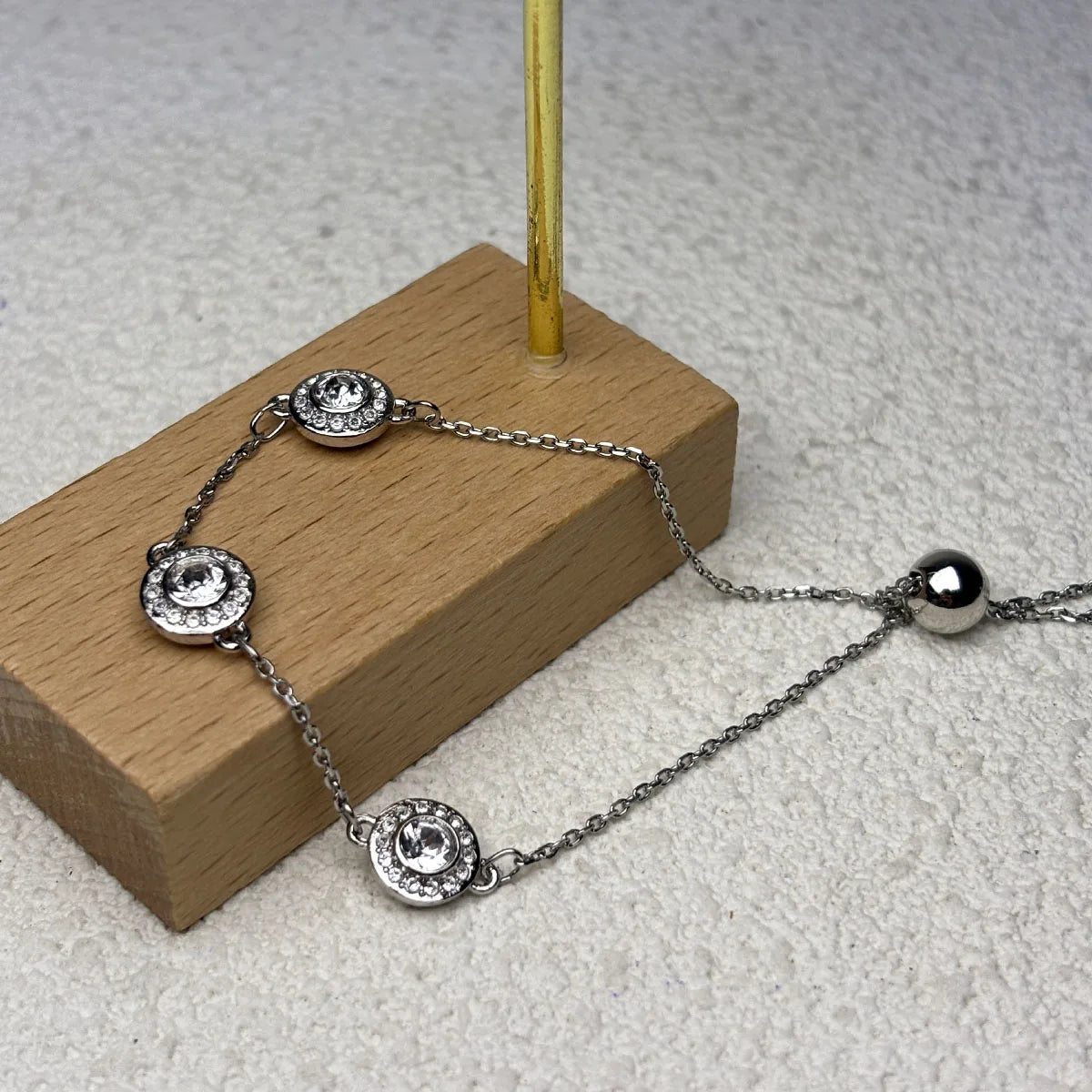 Original 2025 Geometric Charm Boutique Jewelry Set Women Zircon Crystal Necklace Bracelet Earrings Romantic Jewelry Gift