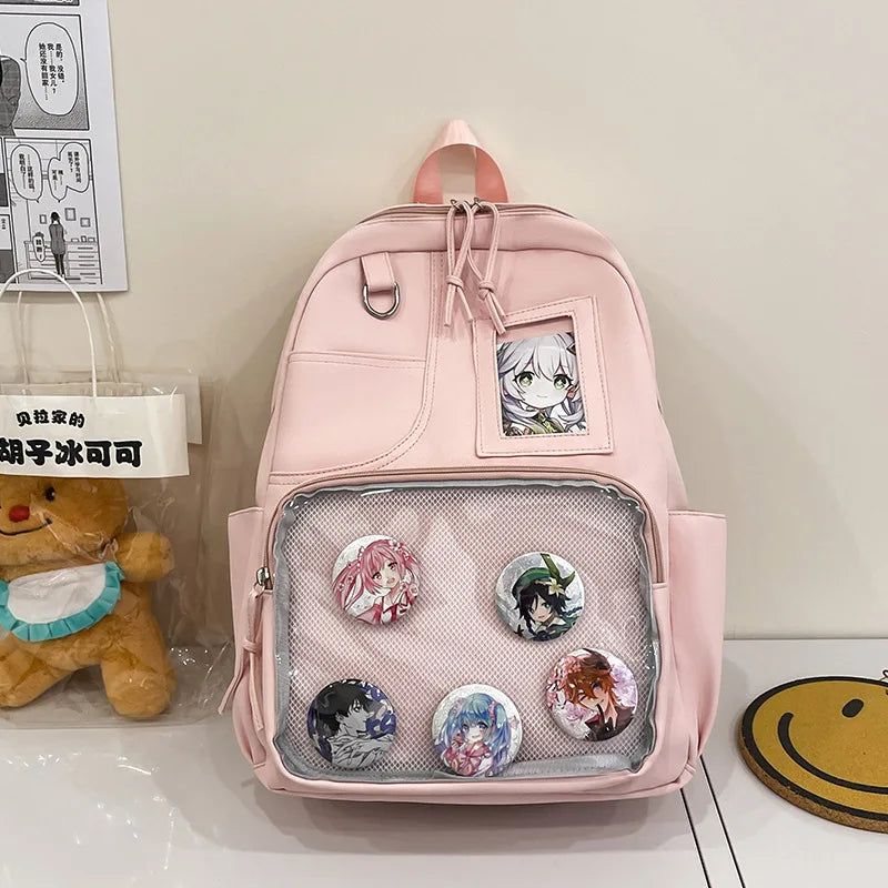 Japanese College Style Fashionable Backpack for Students Large Capacity Backpack for Women Highvalue Outdoor Backpack