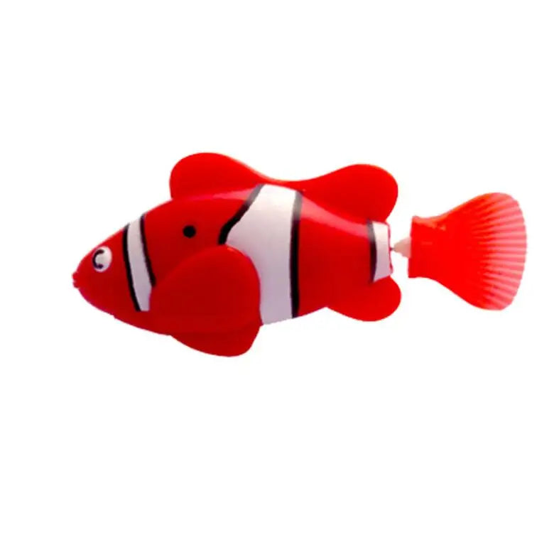 Flash Swimming Electronic Pet Fish Bath Toys for Children Kids Bathtub Battery Powered Swim Fishing Tank Decoration