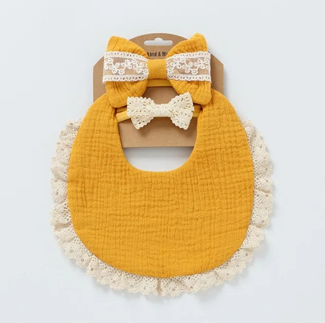 Personalized embroidered baby bib, baby pure cotton gauze bib, mouth in water, baby anti spitting, newborn bib, men's and women'
