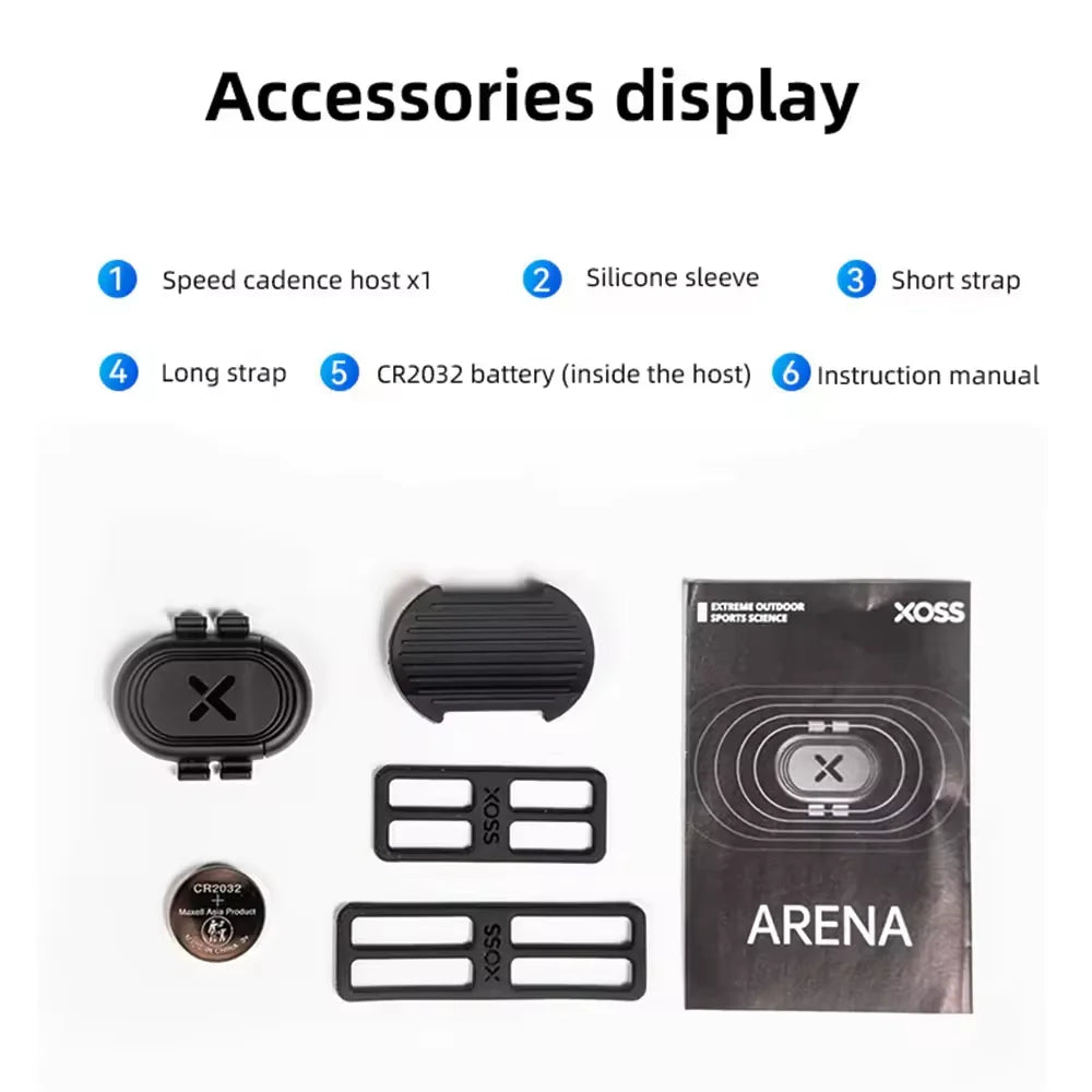 XOSS ARENA Speed Cadence Sensor For GARMIN EDGE iGPSPORT BSC100s BSC200 Bryton G+ G2 G3 plus Bike GPS Computer ANT+ Cycling