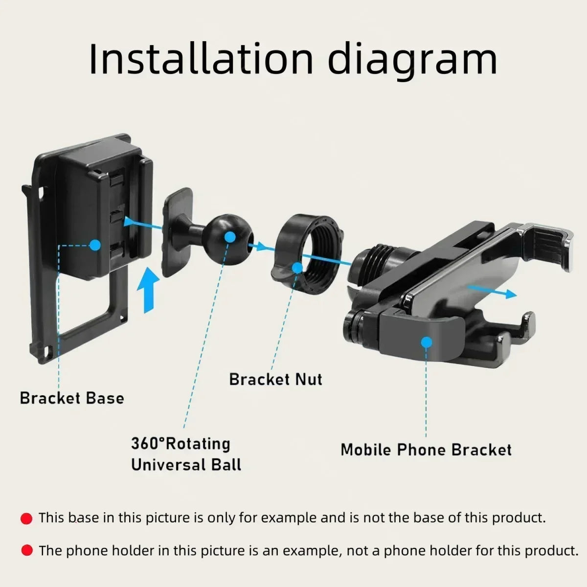 For Volkswagen VW Touareg 7P 2011-2018 2016 2017 Car Phone Holder Special Fixed Bracket Base Wireless Charging Cars Accessories