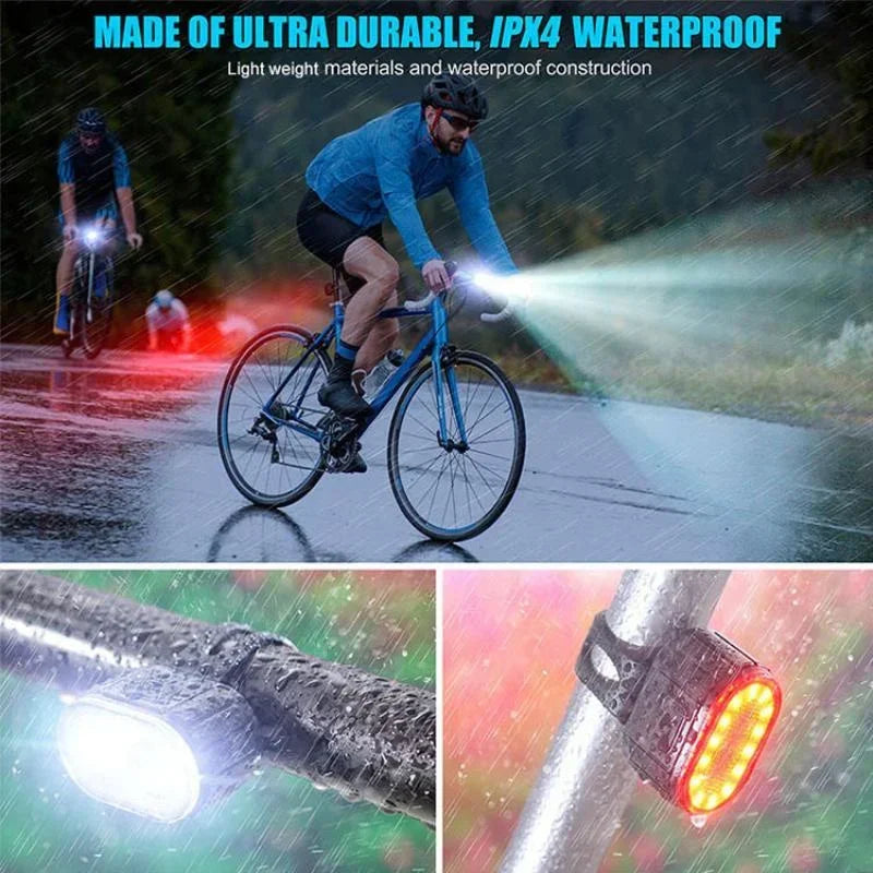 Bike Lighting Front and Rear Lights Bicycle Lamp Led Cycling Light Bike Flashlight for Bicycle Front Taillight Lantern