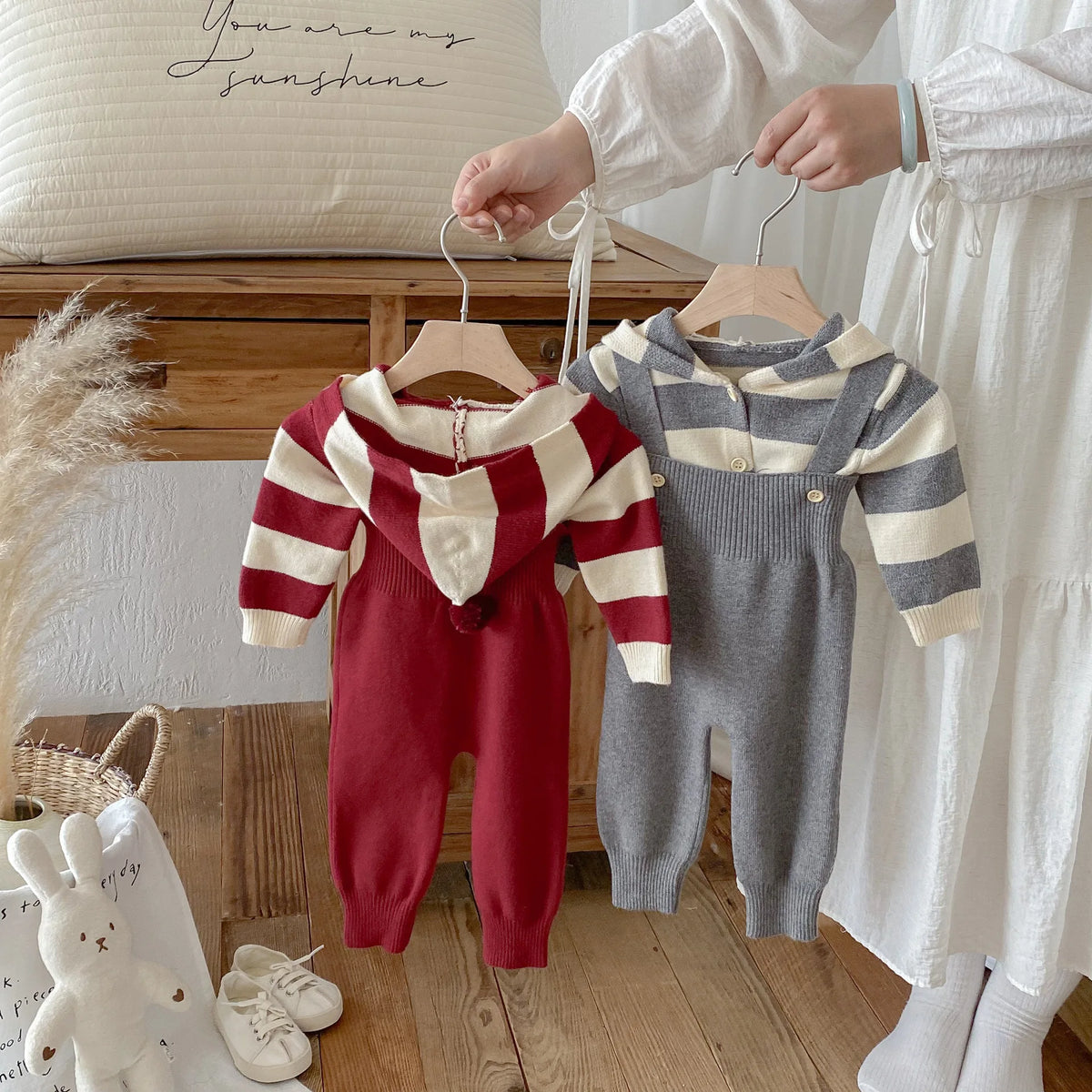 Autumn New Baby Clothing Set Infant Boys Knit Cardigans And Solid Cardigans 2PCs Sweater Suit