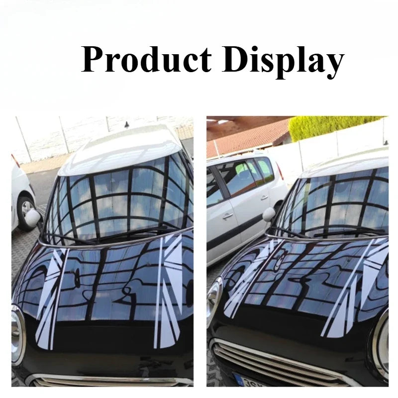 For Mini Cooper F54 F55 F56 F60 R53 R55 R56 R60 R61 Clubman Countryman Car Hood Engine Sticker Tuning Cover Car Accessories