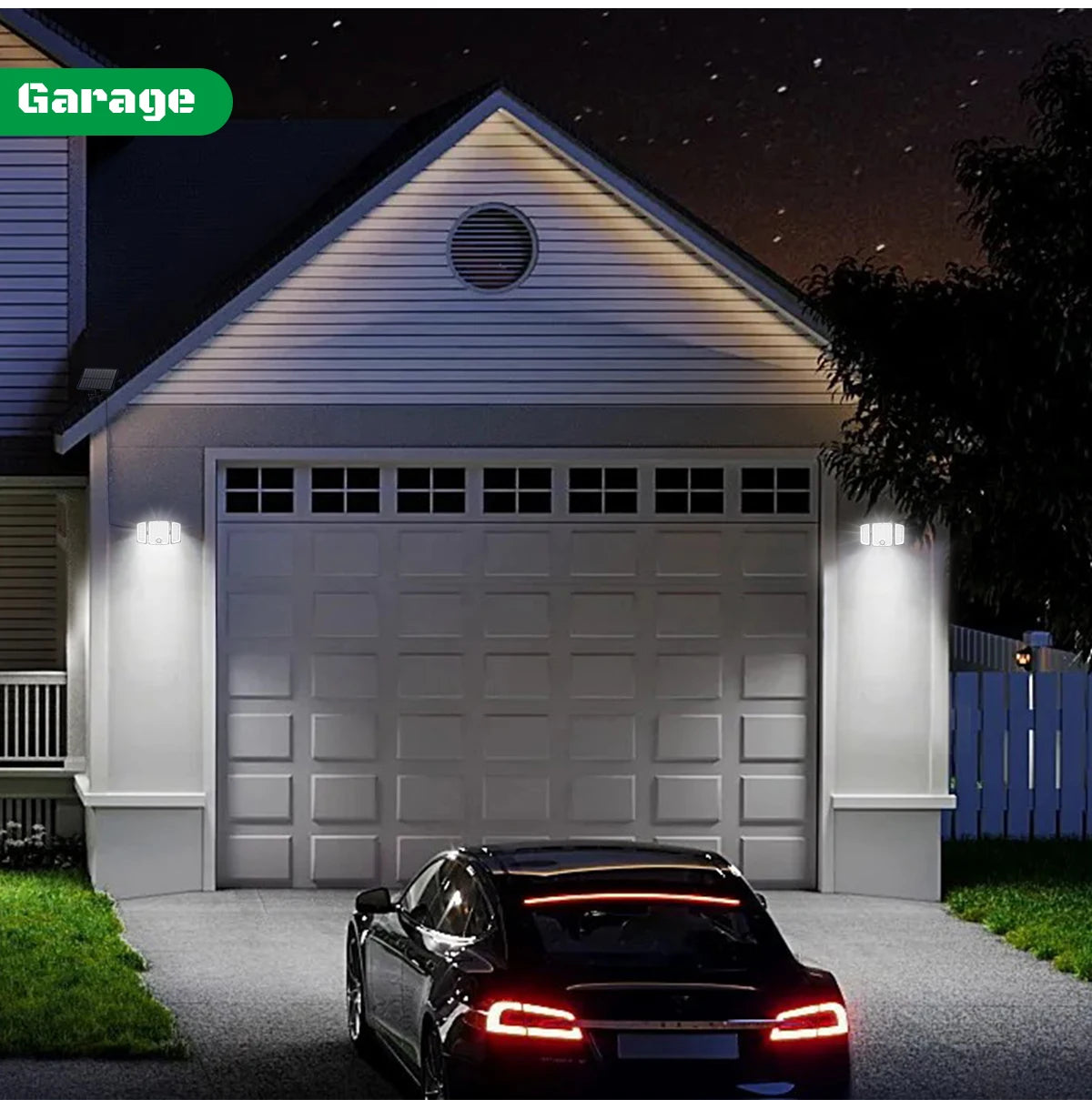 Solar Garden Light Outdoor 278 LED IP65 Waterproof 3 Modes Remote Adjustable Angle Solar Wall Lamp for Yard Porch Barn Driveway