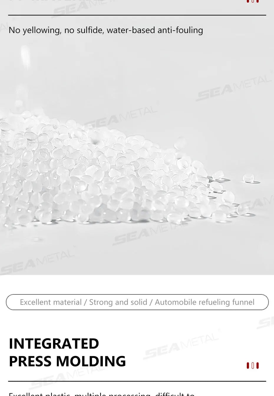 SEAMETAL Car Long Stem Funnel Oil Fuel Filling Tools Anti-splash Plastic Funnel Auto Accessories Motorcycle Refueling Tools