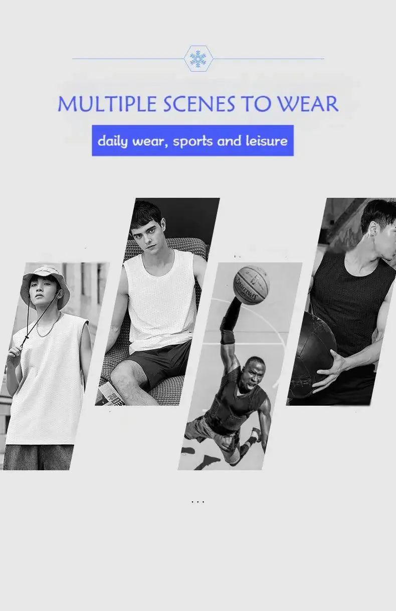 Men's Clothing 2025 New Men's Summer Casual Breathable 2-Piece T-Shirt + Shorts Suit Athletic Loose Fit Set Men's Tank Top