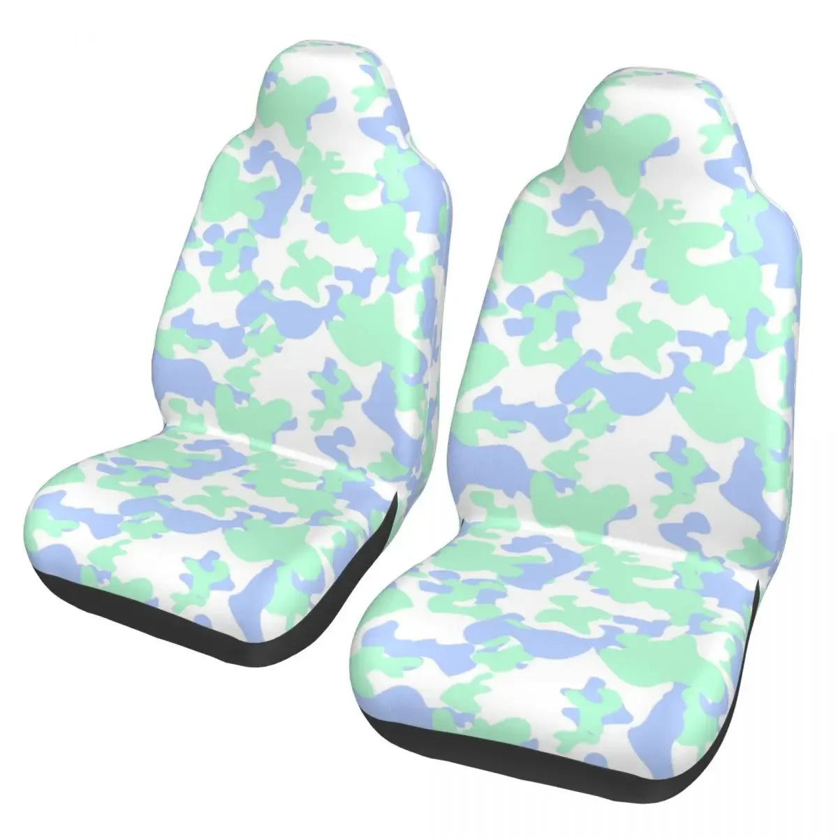 Urban Style Camouflage Universal Car Seat Cover Off-Road For SUV Multicam Front Rear Flocking Cloth Cushion Fabric Hunting