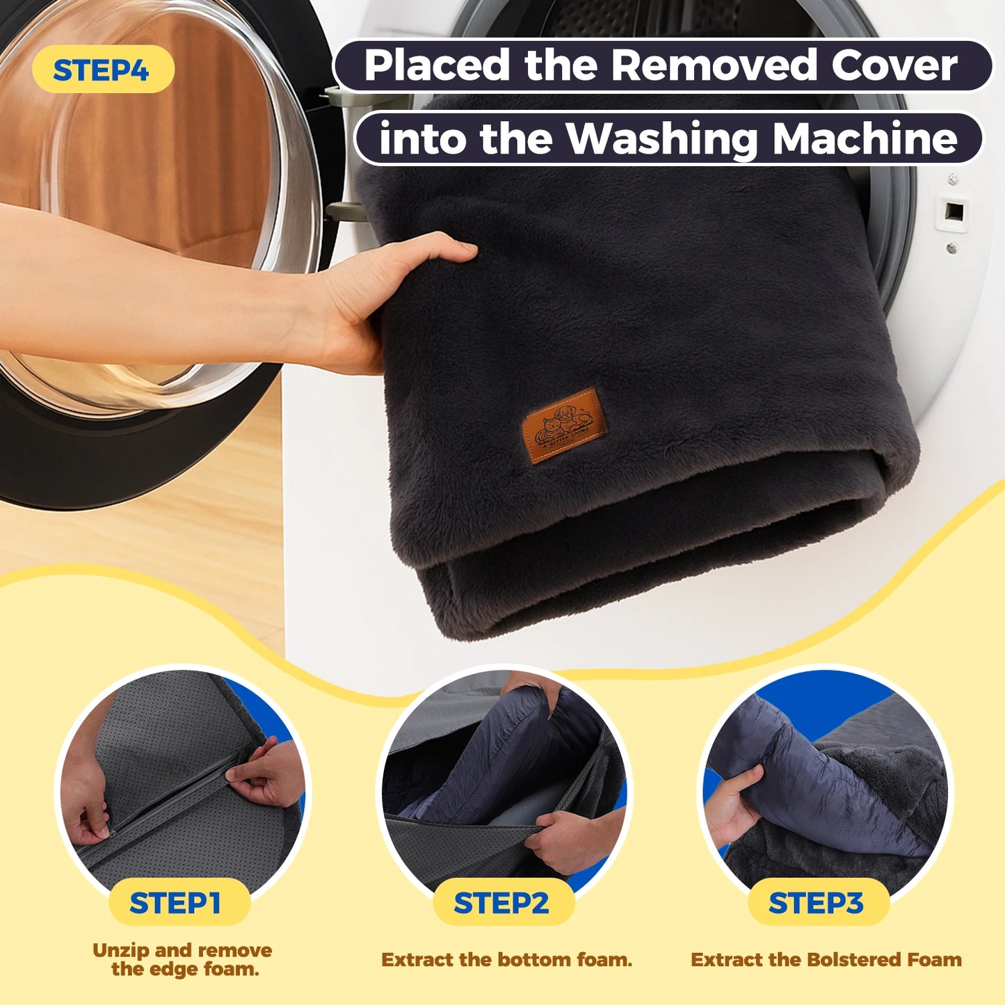 Dog Beds Mat Pet Bed Foldable & Portable Design Machine Washable No Installation Needed Dog Beds and furniture Dog accessories