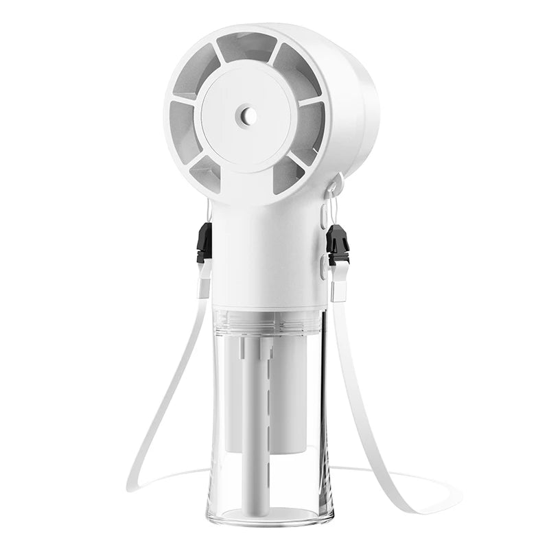 HOMEFISH Handheld Misting Fan Portable Mister Fan  Rechargeable Spray Water Mist Fans Mini Cooling Mister Fans with 4 Speed Wind