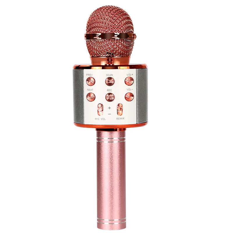 Karaoke Wireless Microphone Mic For Cell Mobile Phone Do Singing Bluetooth Condenser Mikrofon Blutooth Smartphone Micro DJ Audio