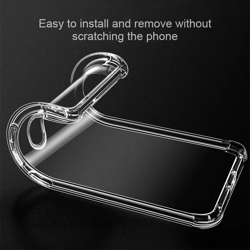 Shockproof Clear Cover For Xiaomi Poco C85 C75 C65 C71 C40 POCO F7 Ultra F6 F5 F2 Pro F4 F3 GT Transparent Silicone Case Fundas
