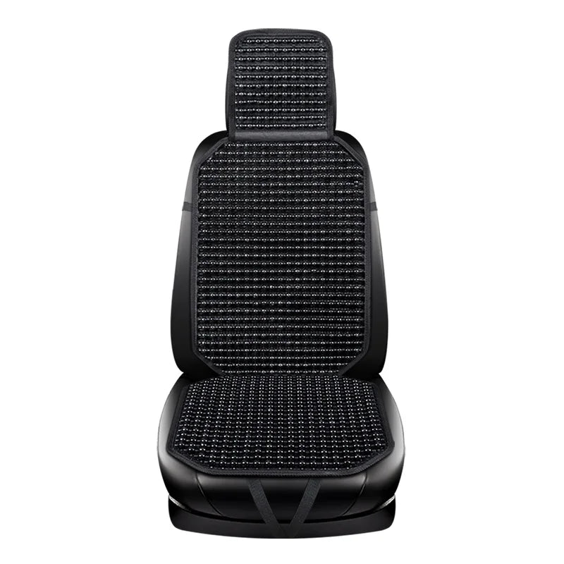 Cool Wooden Bead Car Seat Cushion Is Universal, Physical Cooling, Refreshing and Breathable, Non-Slip Base Cloth, Clothing Seat, 5 Colors Are Available