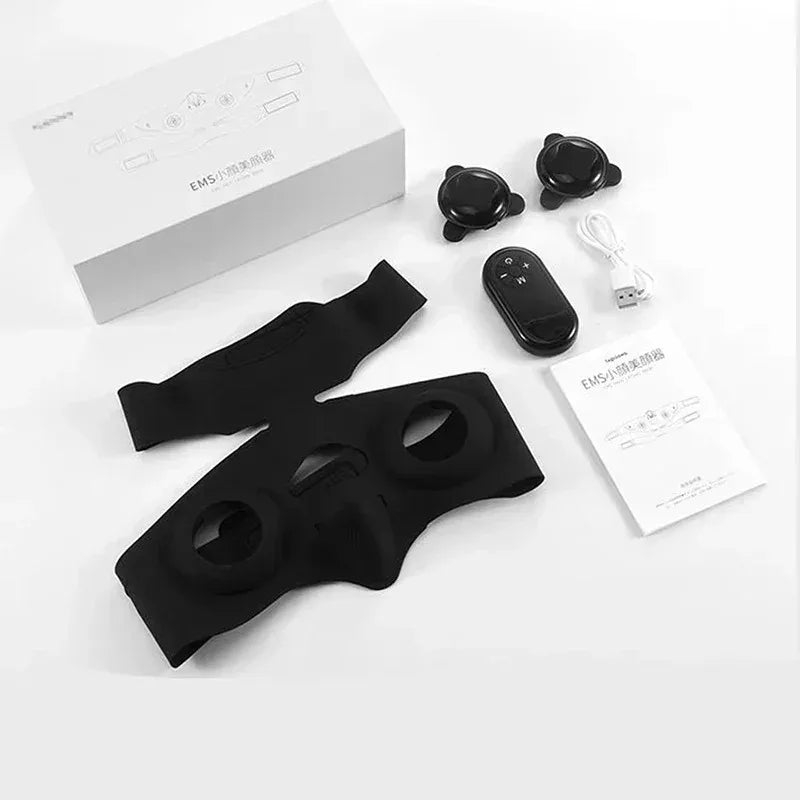 EMS V-line Face Lifting Massager Facial Slimming Mask Anti Wrinkle Double Chin Reducer Cheek Lift Up Belt Faces Beauty Devices