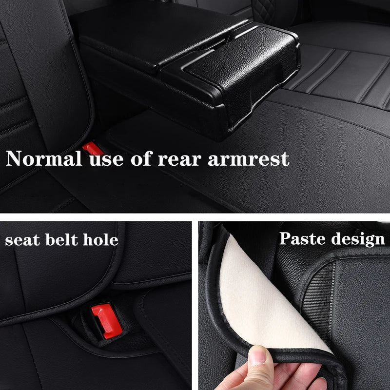 Car Seat Cover For Peugeot 207 206 2008 308 407 307 Sw Cc 205 107 208 Universal Waterproof Leather Auto Accessories