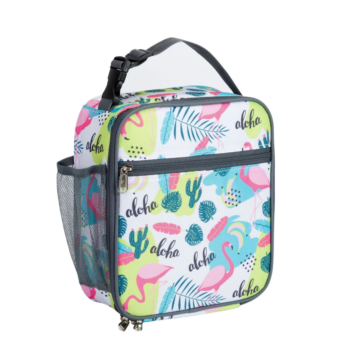 New Cartoon Printed Lunch Bag Women Cute Dinosaur Picnic Travel Thermal Breakfast Box Girls School Child Lunch Box Tote Food Bag