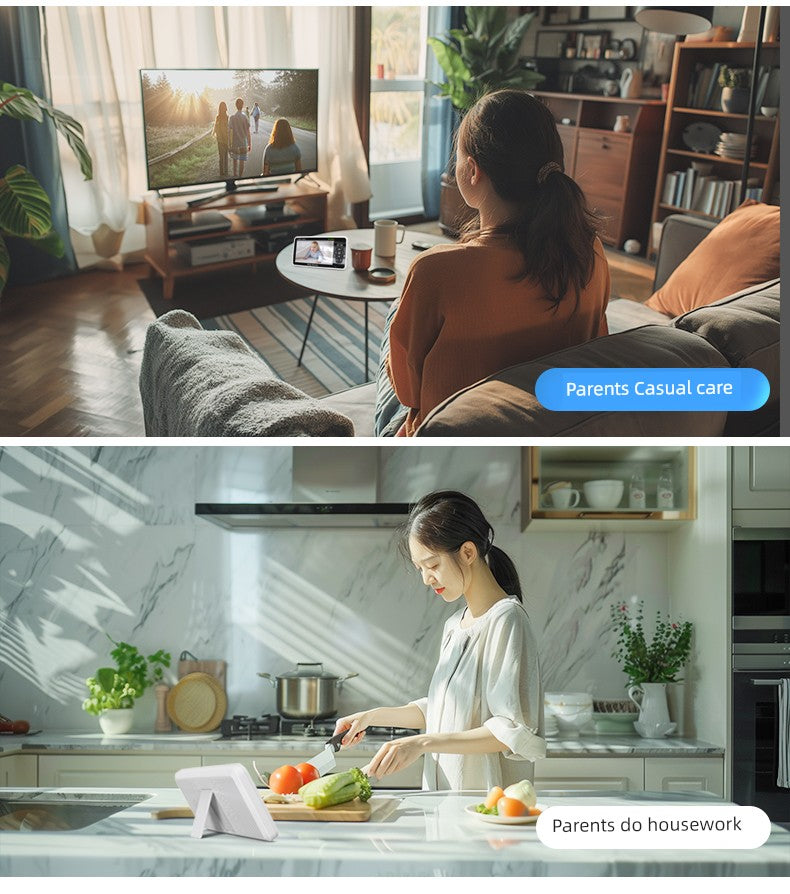 Smart Home Baby Child Sleeping Monitor Wireless HD Night Vision Voice Intercom Cry Reminder for Newborn to 10 Years Old