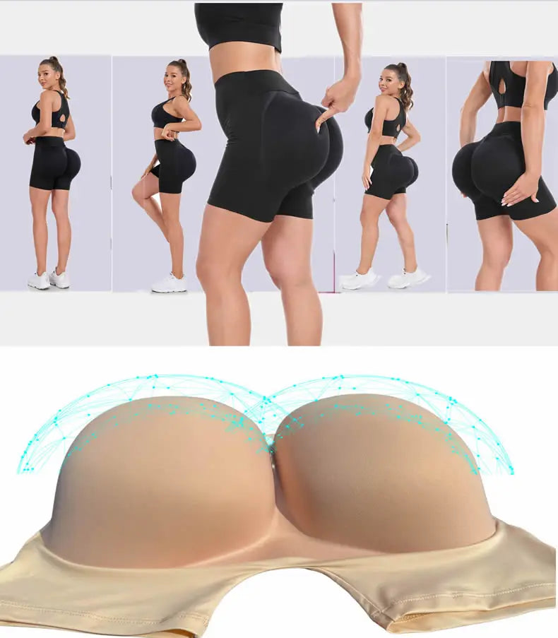 Sponge Thigh Pad Hip Pad Pants Womens Butt Lifter Hip Padded Panty Shapewear
