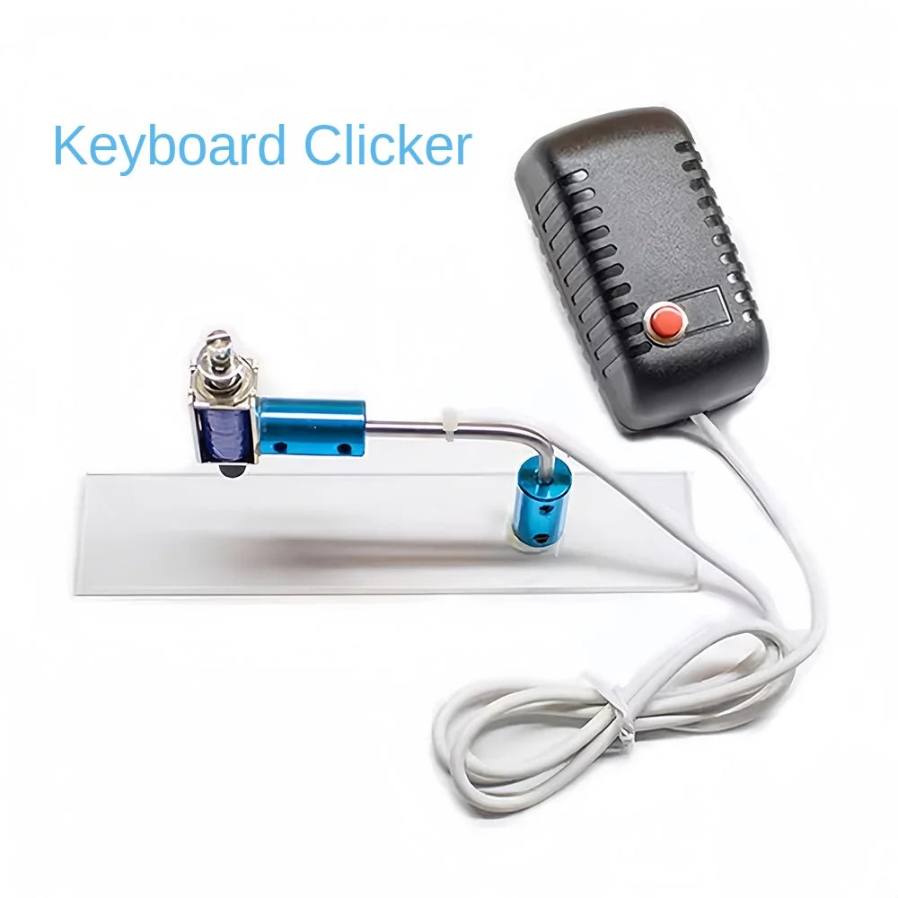 Computer keyboard clicker, physical automatic random click, game assist, hang up tool, anti disconnection tool