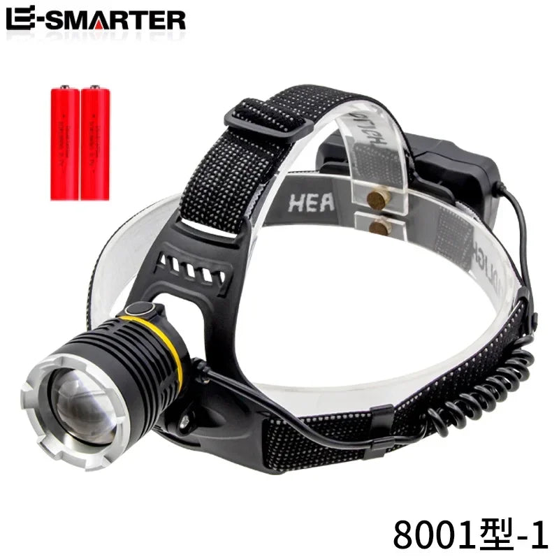 XHP90 Sensor Headlight High Power LED Headlamp Rechargeable Flashlight Built-in 18650 Battery Fishing Camping Head Lamp