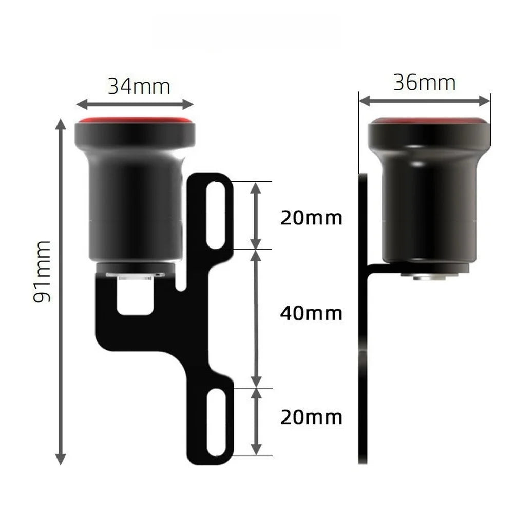 Skateboard For XLite100SR Light Safety LED Lights Waterproof Rechargeable Night Safety Lamp For Longboard Electric Scooter Parts