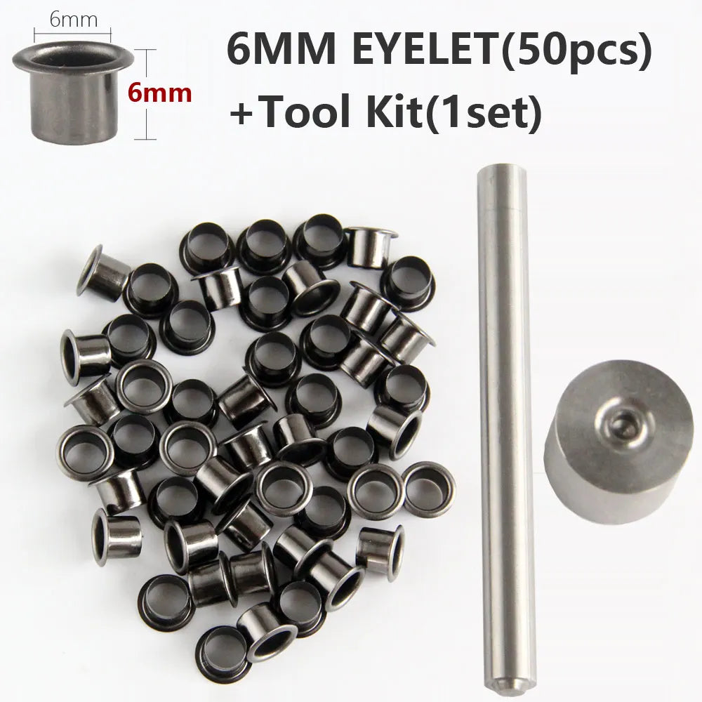 Kydex Tool Setter Set Kit with Anvil and Eyelets Rivet for DIY Sheath Holster