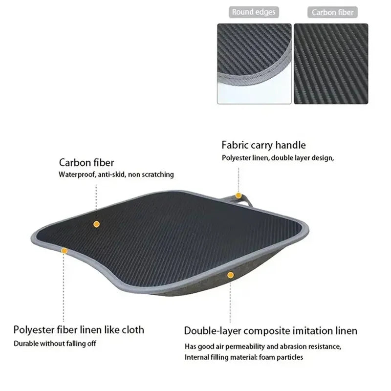 Multifunctional Laptop Desk With Cushion and Filled with Foam Particles, Small Pillow Table, Hard Mouse Pad Large Computer Desks