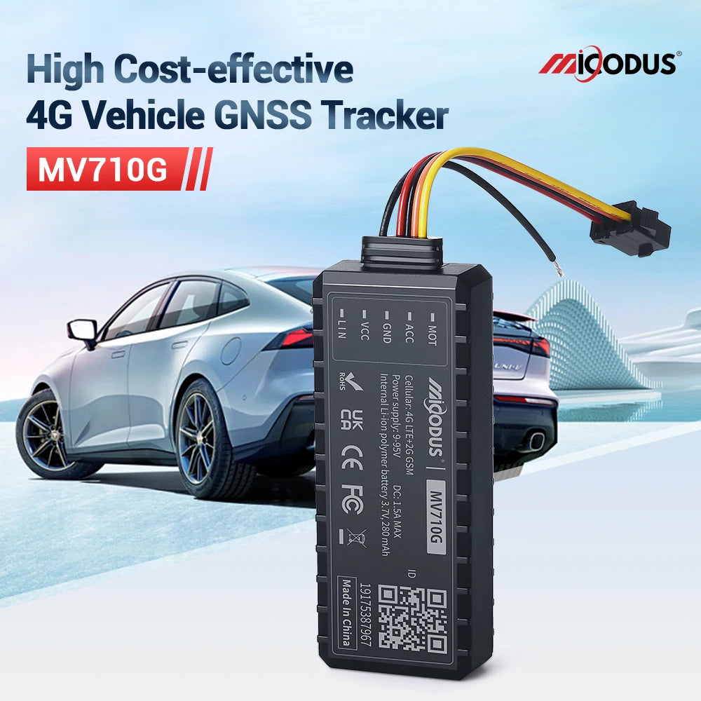 10PCS/LOT MiCODUS MV710G 4G GPS Tracker Car Mini Rastreador Veiculo GPS Cut Off Fuel Door Open Alarm ACC On/OFF Alert PK J16