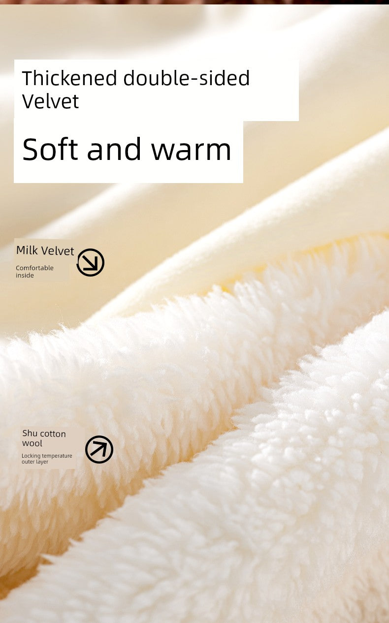 European Pregnant Woman and Baby Autumn and Winter Clothes Baby Going out Cotton-Padded Clothes Thickened Warm Jumpsuit Cute Double-Sided Velvet Outwear Romper