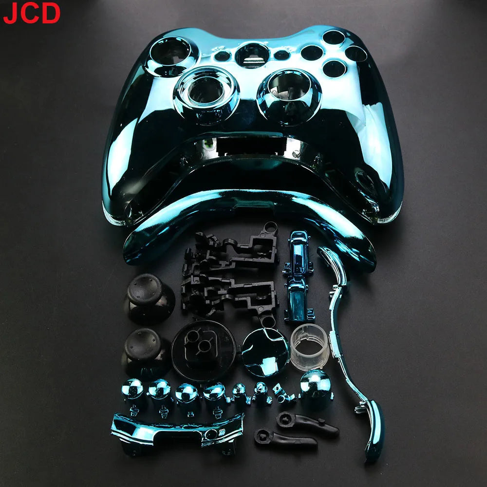 JCD Wireless Game Controller For XBox 360 Case Gamepad Protective Shell Cover Full Set With Buttons Analog Stick Bumpers