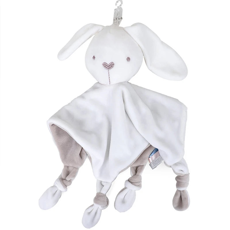 Baby Security Blanket Soft Plush Stuffed Animal Toys Infant Bibs Nursery Newborn Sleeping Dolls Cartoon Soother Appease Towel