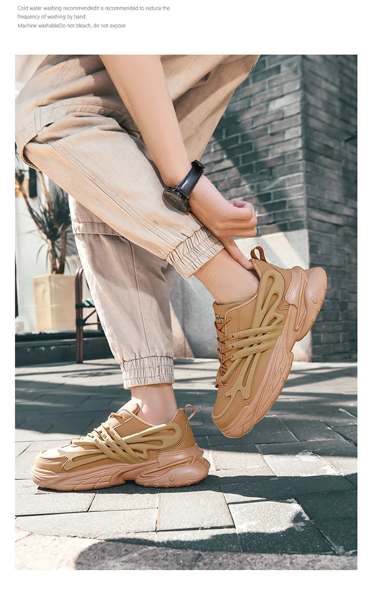 2025 new men's casual shoes,walking shoes,sneakers strolling shoe Casual Soft Sole Durable unisex shock-absorbing soft-soled