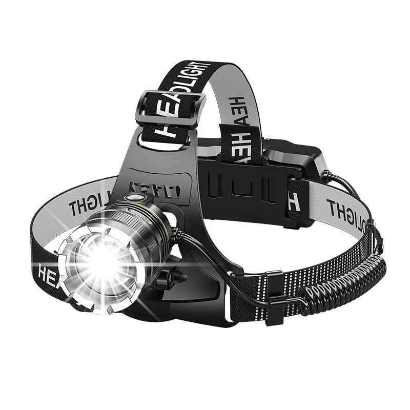 XHP90 Sensor Headlight High Power LED Headlamp Rechargeable Flashlight Built-in 18650 Battery Fishing Camping Head Lamp