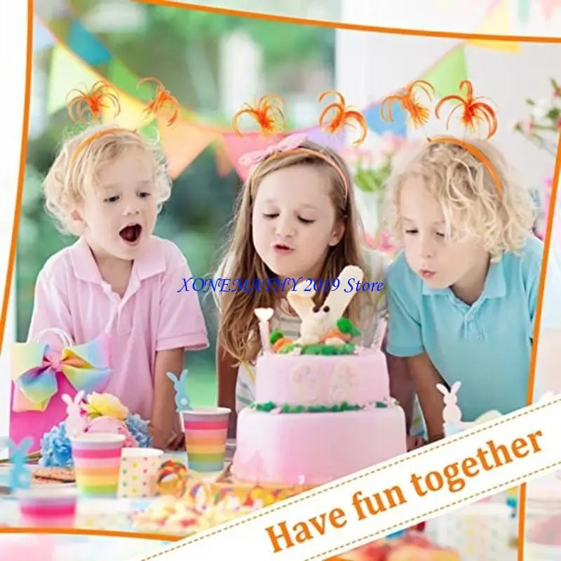 F42F Costume Accessories Feathers Ponytails Headband Color Tinsel Wrapped Headband