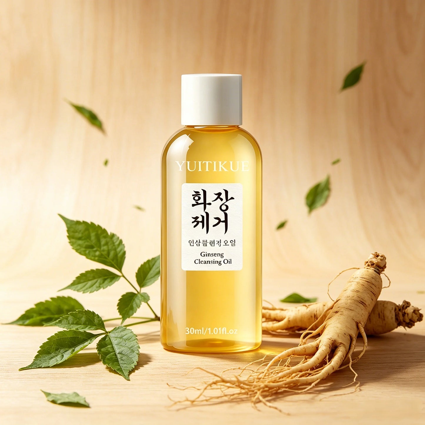 Ginseng Cleansing Oil 30ml Gentle Makeup Remover Nourishing Hydrating Deep Clean Facial Oil For Daily Sensitive Skin Care