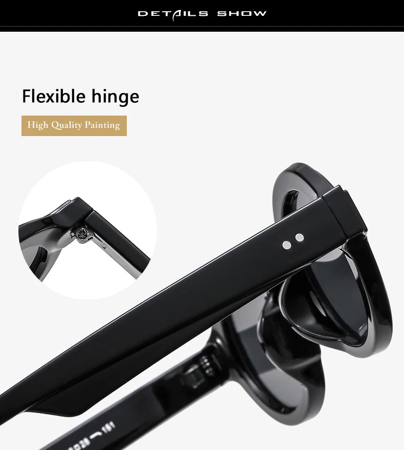 Round Sunglasses Women Men Punk Double Color Shades Retro Rivets Decoration Trending Sun Glasses Clear Lens Frame UV400