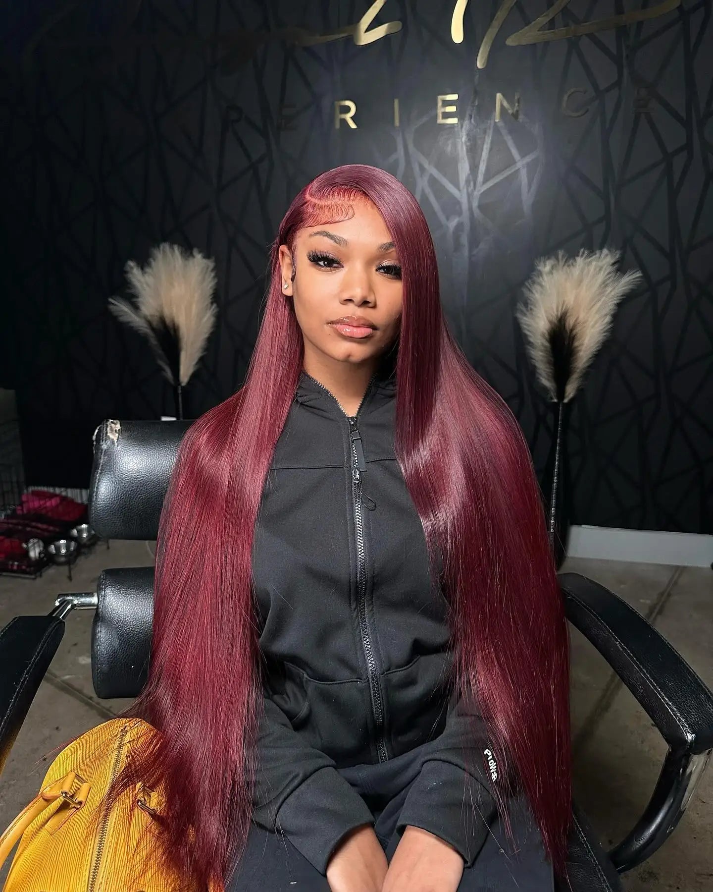 Burgundy Transparent Lace Frontal Human Hair Wig 7x5 Glueless Red 99J Straight Colored 13x4 Lace Front Human Hair Wigs For Women