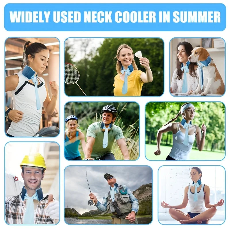 Water-absorbing cooling ice neck towel, the ultimate sports cooling essential