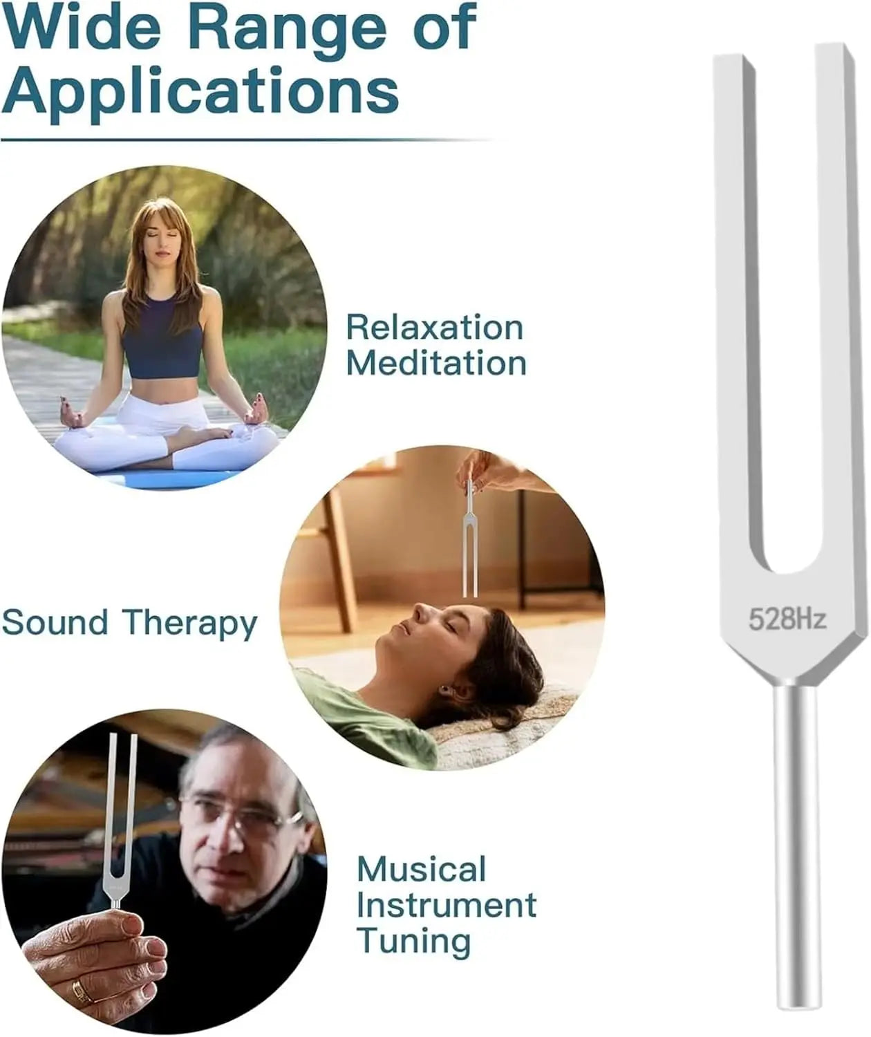 128/256/512 Set Frequency Tuning Fork for Healing Professional Tuning Fork For Healing Set With Devices Sound Healing Instrument