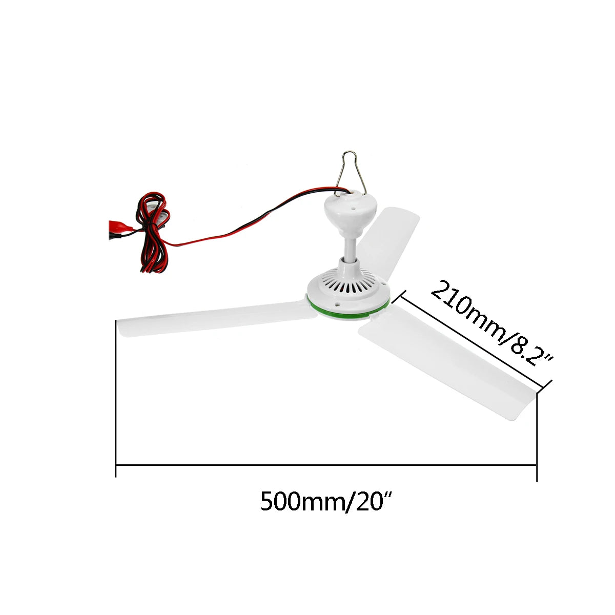 Environmental-friendly 12V 6W Solar Ceiling Fan Solar Powered Cooling Fans Small Air Conditioning Appliances Portable Ac
