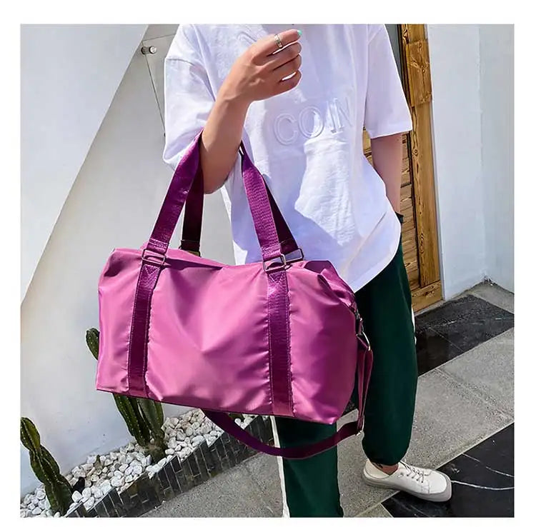 Large Travel Bag Women Tote Bag Handbag Waterproof Shoulder Bag Weekend Sports Gym Bag Female Personalized Custom Logo Pattern