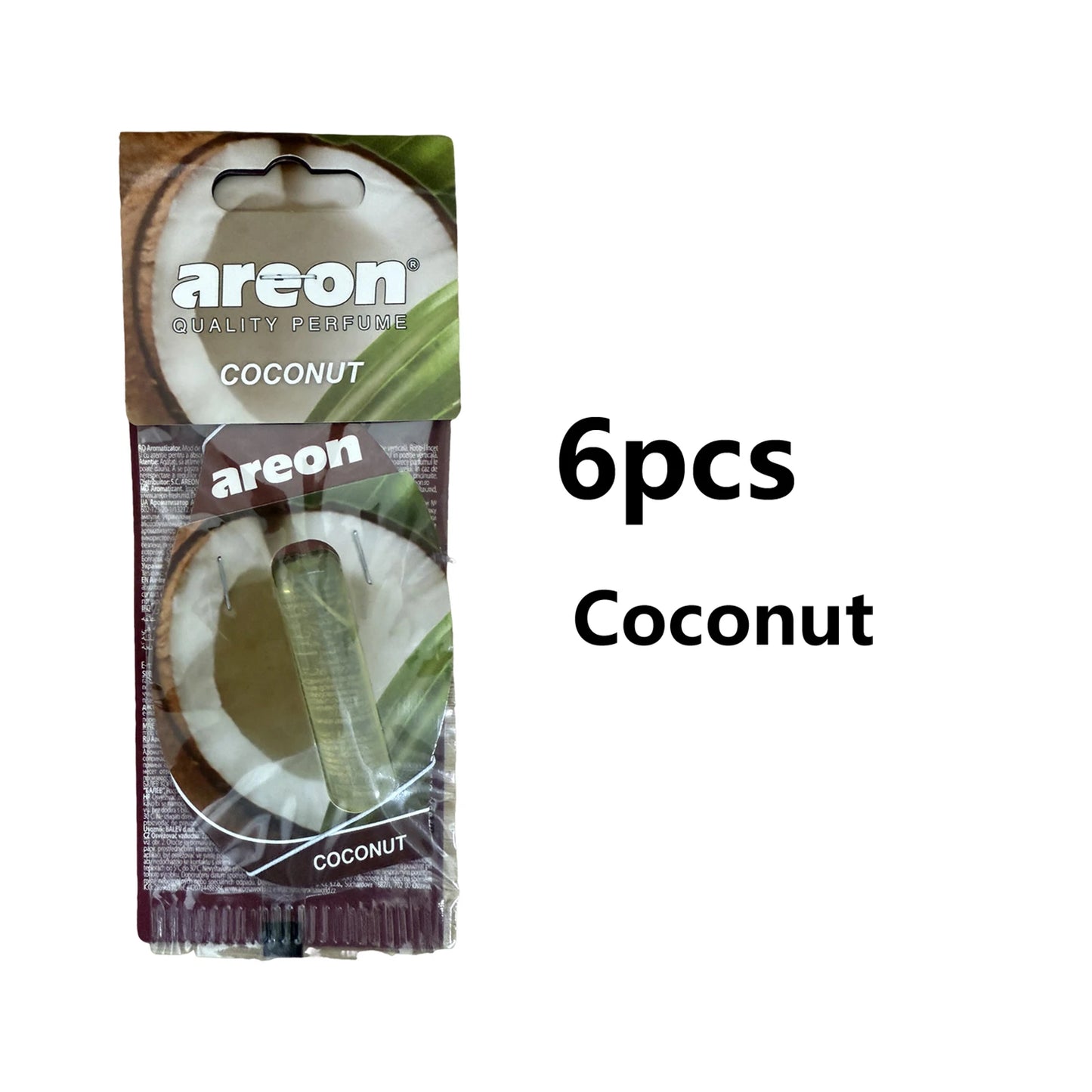 areon 3-18pcs Car Air Freshener Natural Tea Fragrance Vehicle-mounted Hanging Vanilla Scent Water Drop-shaped Car Interior