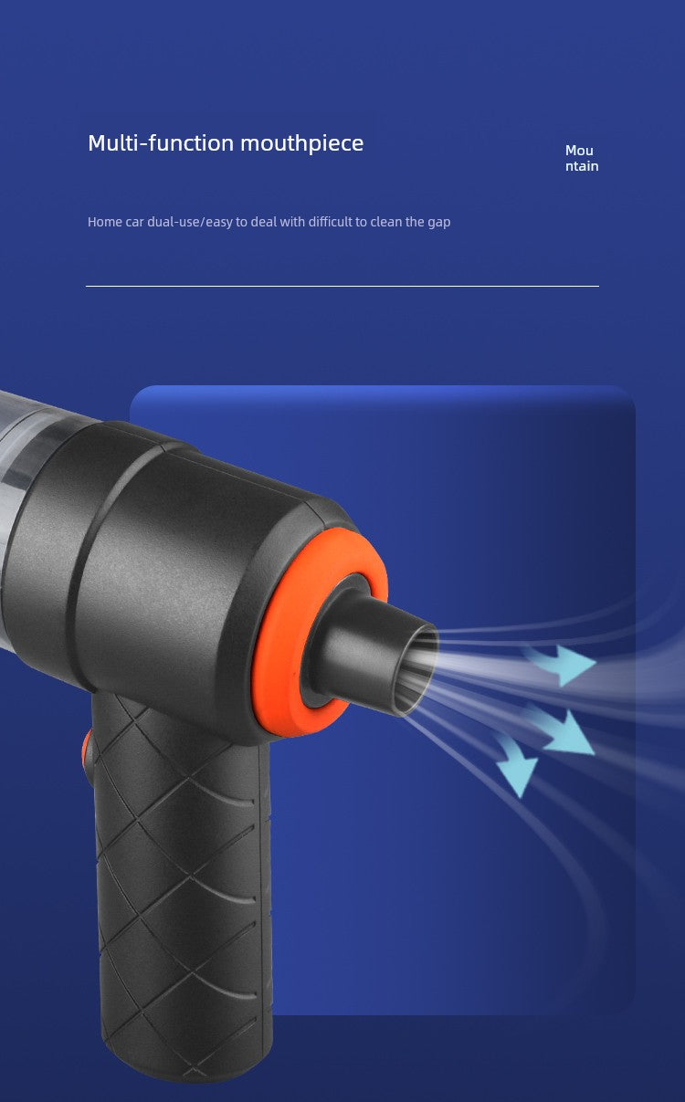 Car Window Vacuum Cleaner Wireless Charging Car For Home Groove Large Suction Power Strong Small Handheld Mini