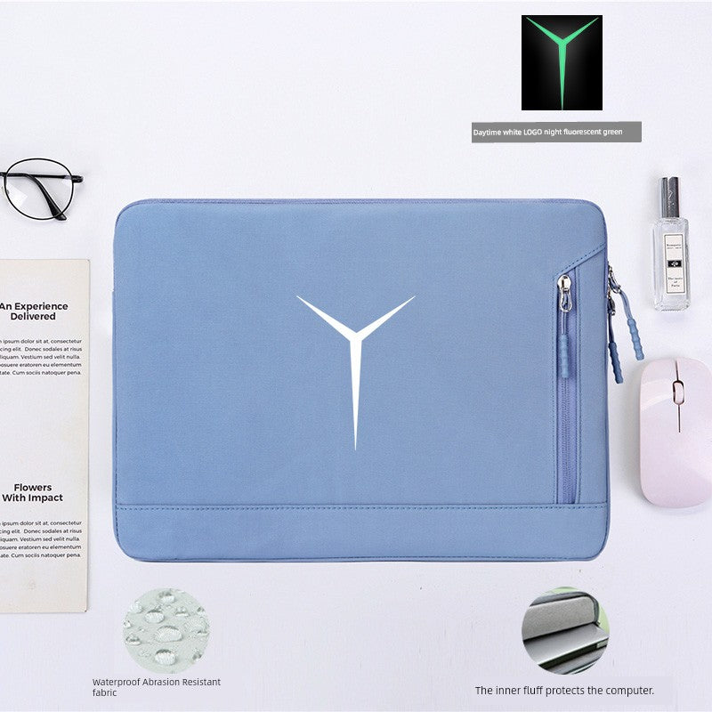 Gaming Notebook Applicable to Lenovo Saver R9000p Laptop Bag Liner Bag 2023 Y9000/7000x/K Waterproof Bubble Wrap Fleece-lined Protective Case 15.6-Inch Drop-Resistant