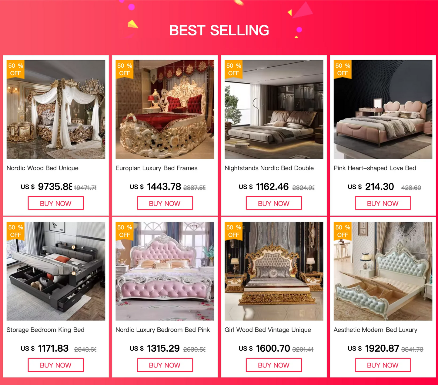 Vintage Modern Bed Multifonction Nordic Unique Queen French Bed Lounge Woode Headboard Camas Matrimonial Bedroom Furniture