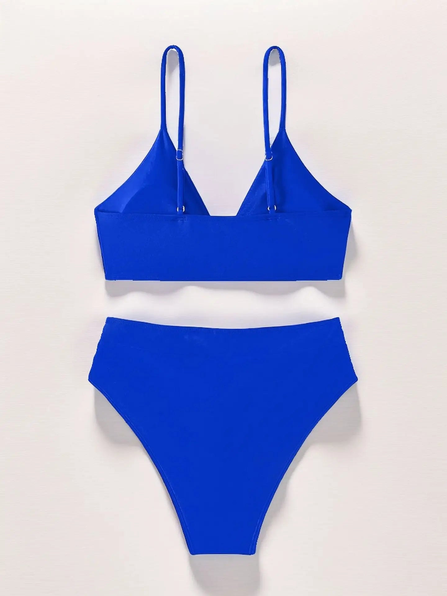 Sexy Bikini Set Women Adjustable Lace Up Solid Color Two Piece Swimsuit 2026 Summer Beach Bathing Suit Fashion New Beachwear