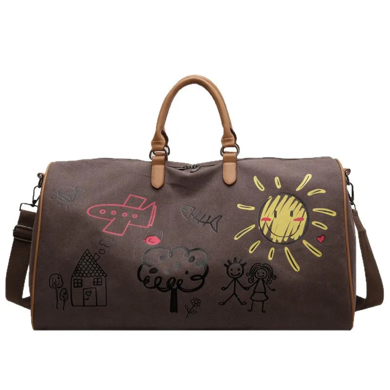 Large Capacity Travel Bag Fitness Handbag Crossbody Bag for Women Duffle Bag Carry on Luggage Bolso Marca Lujo Сумка Женская Sac