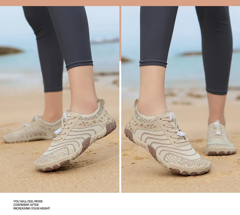 Aqua Shoes For Women Men Barefoot Water Shoes Anti-Slip Quick-Drying Outdoor Beach Upstream Wading Swimming Shoe Sneakers Unisex