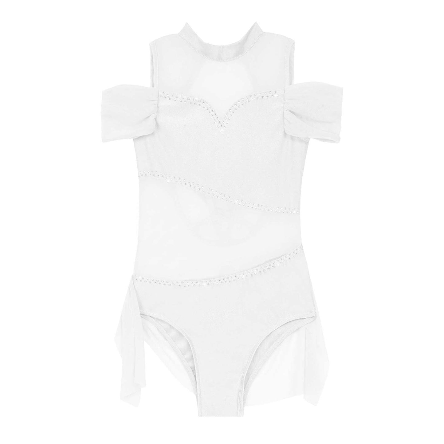 Kids Girls Sleeveless Sports Gymnastics Workout Dress Children Patchwork Ballet Dance Leotard Ballerina Fairy Party Costumes